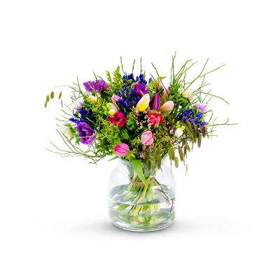 Bont voorjaarsboeket